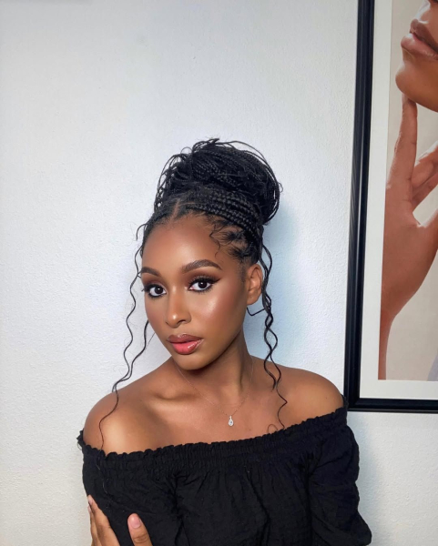 Boho Braids Updo